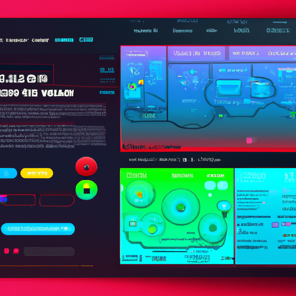 Feature shot: modular map editor with neon palette